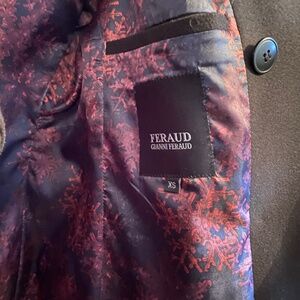 Faux fur overcoat